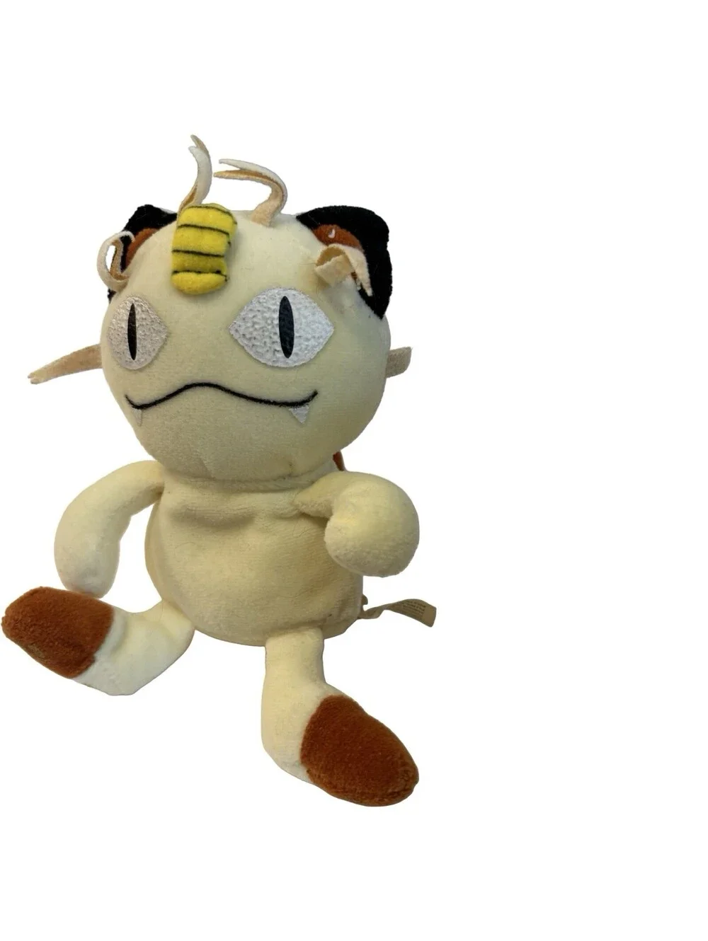 Meowth Pokemon Plush Game Freak 1998 Nintendo 6